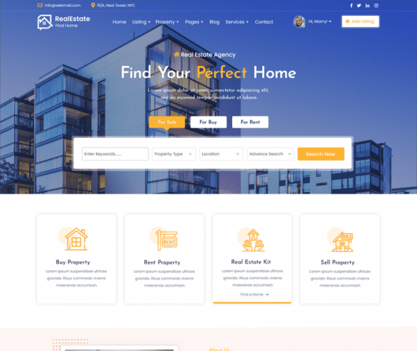 4654615.png Real Estate Realtor WordPress Theme