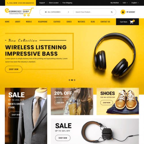 Ecommerce WordPress Theme