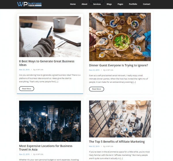 WP Marketing Premium theme