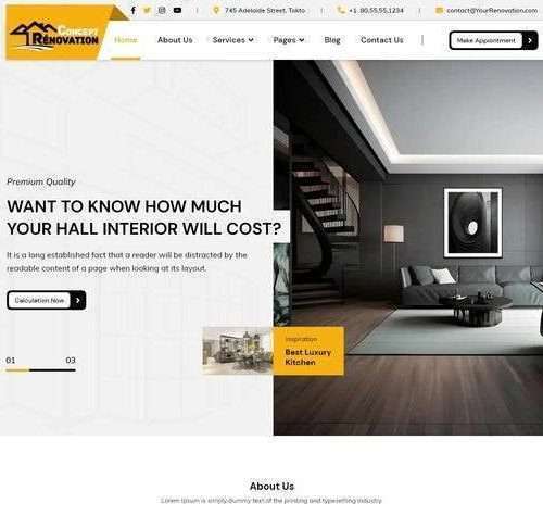 Home Renovation WordPress Theme