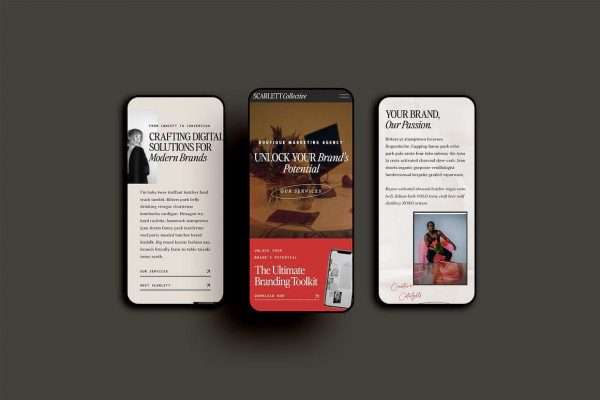 Scarlett Website Template